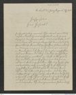 Nachlass Franz Steindachner, Brief von Adolf Horn an Franz Steindachner (04.11.1908), Inv.Nr. 239.06, Seite 1